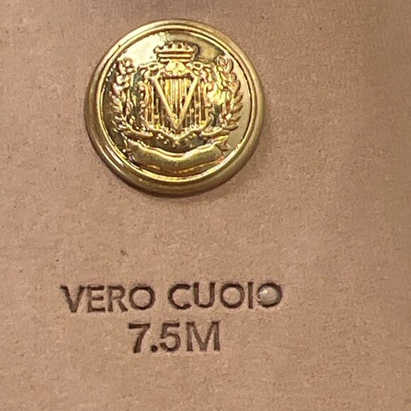 Veronica Beard Darcelle Bisquele Sandals Kitten Heels Size 7.5 - Picture 11 of 13